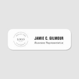 Custom Business logo Employee Magnetic  Naamplaatje