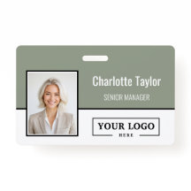 Custom Business Logo Employee Photo