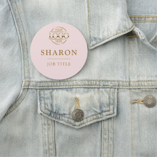 Custom Business Logo Employee Staff Magnetic Naamplaatje (In situ)