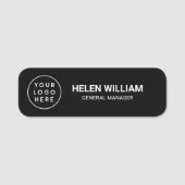 Custom Business Logo en Naamplaatje (Voorkant)
