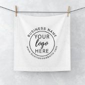 Custom Business Logo en website minimalistisch Washandje