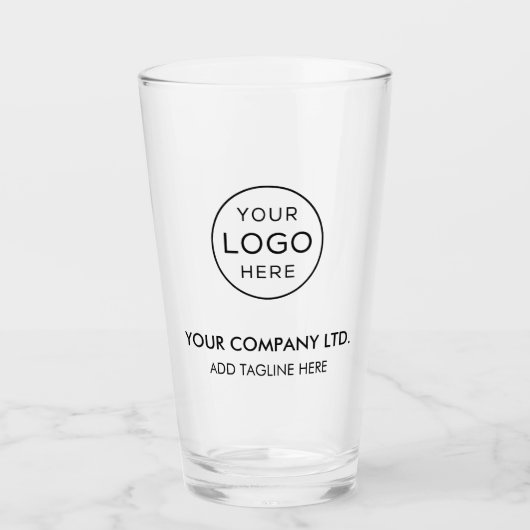 Custom Business Logo Glas (Voorkant)