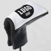 Custom Business Logo Golf Head Cover — Branded (3/4 voorkant)
