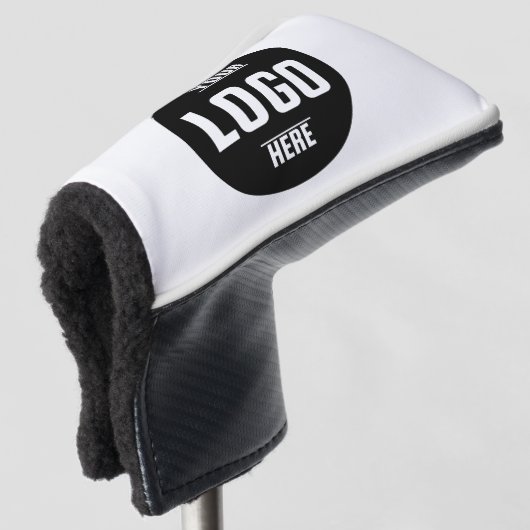 Custom Business Logo Golf Head Cover — Branded (3/4 voorkant)
