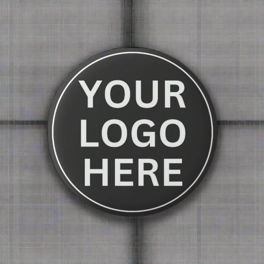 Custom Business Logo Grey Samenwerken Branding Ronde Button 3,2 Cm