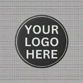 Custom Business Logo Grey Samenwerken Branding Ronde Button 3,2 Cm