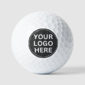 Custom Business Logo Grijs Branding Promotie Golfballen (Voorkant)