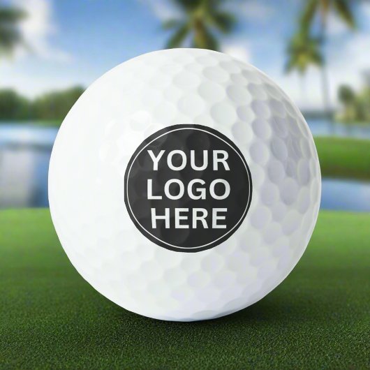 Custom Business Logo Grijs Branding Promotie Golfballen