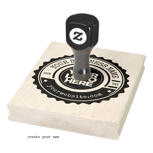 Custom Business Logo Grote Koele Rubber Stamp Rubberstempel