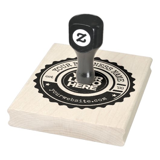 Custom Business Logo Grote Koele Rubber Stamp Rubberstempel (Stempel)