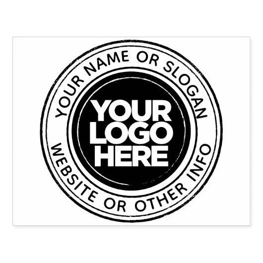 Custom Business Logo Grote Rubber Stamps Rubberstempel (Afrduk)