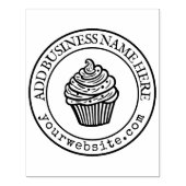 Custom Business Logo Grote Schattigee stempels (Afrduk)