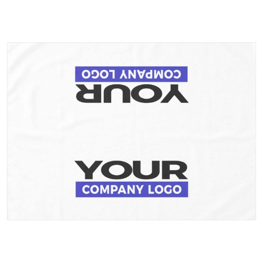 Custom Business Logo Horizontal Company TradeShow Tafelkleed (Voorkant (Horizontaal))
