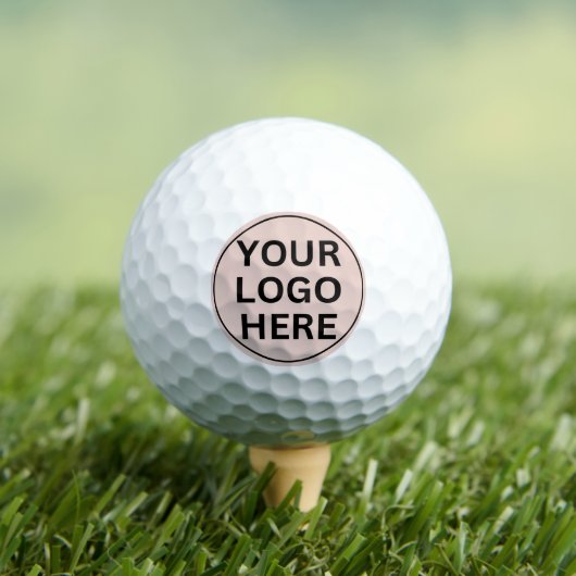 Custom Business Logo L Professional Blush Pink Golfballen (Insitu Shirt)