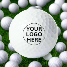 Custom Business Logo L Professional Zwart-wit Golfballen