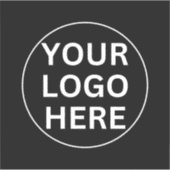 Custom Business Logo L Promotional Company Sticker (Voorkant)
