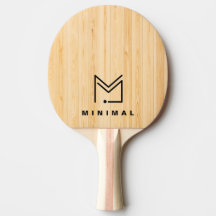 Custom Business Logo Licht Hout Minimal Design