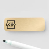Custom Business Logo Medewerker Gold Dry Wissen Naamplaatje (In situ)