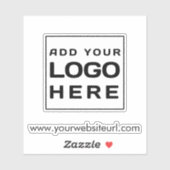 Custom Business Logo Medewerkers Swag Sticker (Vel)