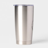 Custom Business Logo Minimalist Employees Geïsoleerde Drinkbeker (Rechts)