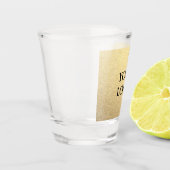 Custom Business Logo Minimalistische cadeau gunst Shot Glas (Links)