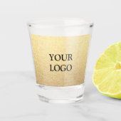 Custom Business Logo Minimalistische cadeau gunst Shot Glas (Voorkant)