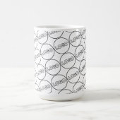 Custom Business Logo Modern Branded Coffee Koffiemok (Center)
