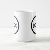 Custom Business Logo Modern Branded Coffee Koffiemok (Center)