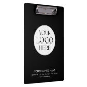 Custom Business Logo Modern Minimalist Promotional Klembord (Rechts)