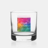 Custom Business Logo Moderne Sjabloon Online kopen Whisky Glas (Achterkant)