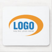 Custom Business Logo Mousepad Muismat (Voorkant)