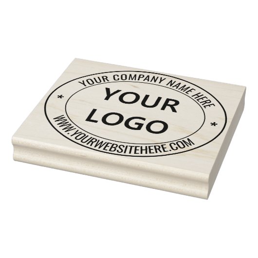 Custom Business Logo Naam info Ovaal Rubber Stempe Rubberstempel (Stempel)