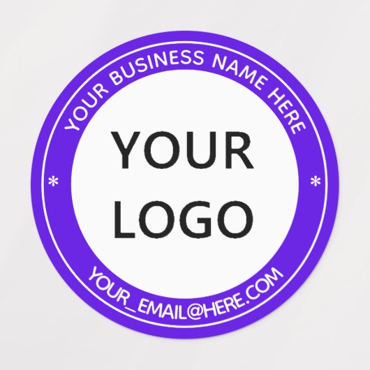 Custom Business Logo Naam Productlabels Voorbeeld Labels (Design 5)