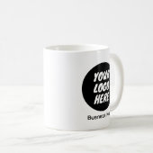 Custom Business Logo & Name Branded Coffee Mug Koffiemok (Voorkant rechts)