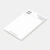 Custom Business Logo Name Company - Professional Post-it® Notes (Schuin)