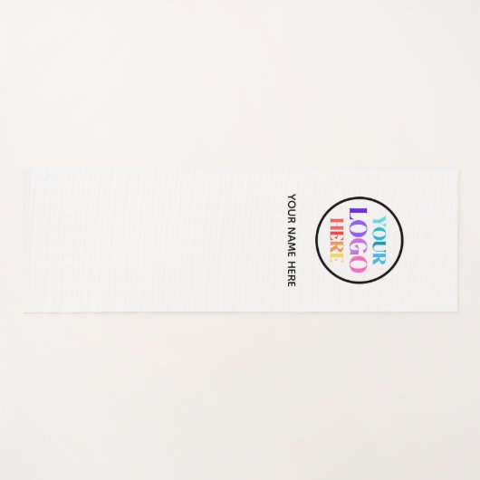 Custom Business Logo Name Yogamat (Voorkant (horizontaal))