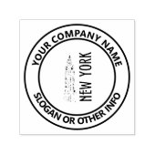 Custom Business Logo New York Zelfinktende Stempel (Design)