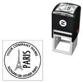 Custom Business Logo Paris Zelfinkt Zelfinktende Stempel (In situ)