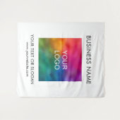 Custom Business Logo Party Event Seminar Groot Wandkleed (Voorkant (horizontaal))