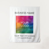 Custom Business Logo Party Event Seminar Groot Wandkleed (Voorkant)