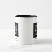 Custom Business Logo Personalized Coffee Mug Mok (Midden)