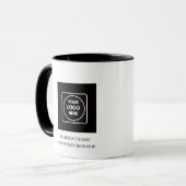 Custom Business Logo Personalized Coffee Mug Mok (Voorkant links)