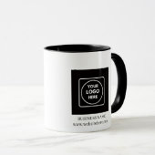 Custom Business Logo Personalized Coffee Mug Mok (Voorkant rechts)