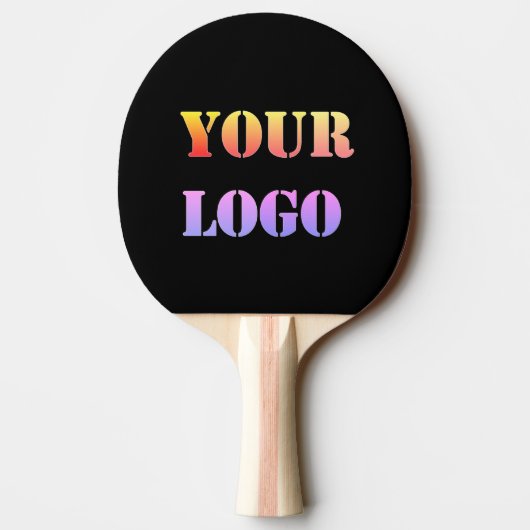 Custom Business Logo Ping Pong Paddle Uw kleuren Tafeltennisbatje (Achterkant)