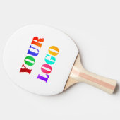 Custom Business Logo Ping Pong Paddle Uw kleuren Tafeltennisbatje (Zijkant)