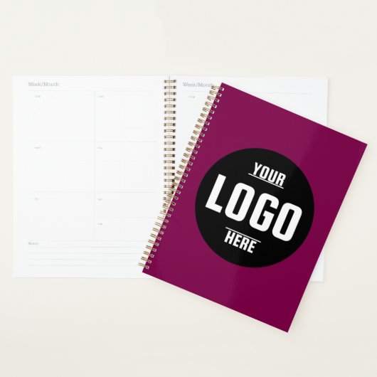 Custom Business Logo Planner 2026 – gepersonalisee (Display)