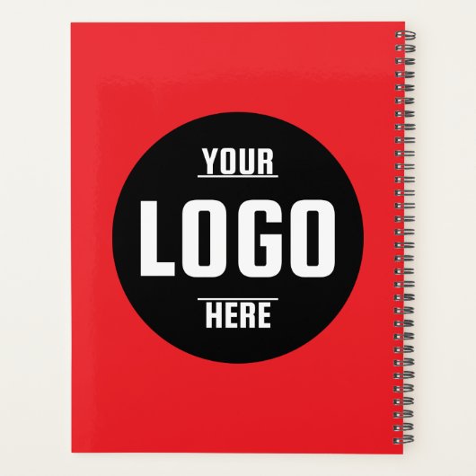Custom Business Logo Planner 2026 – gepersonalisee (Achterkant)