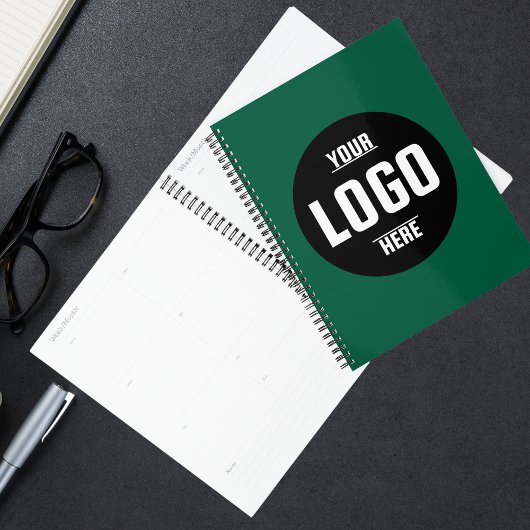 Custom Business Logo Planner 2026 – gepersonalisee