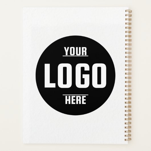 Custom Business Logo Planner 2026 – gepersonalisee (Achterkant)