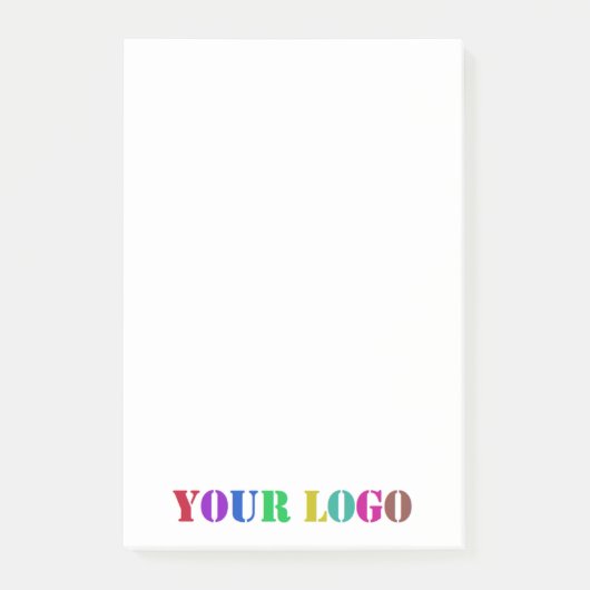 Custom Business Logo Post-it® notes Sjabloon (Voorkant)
